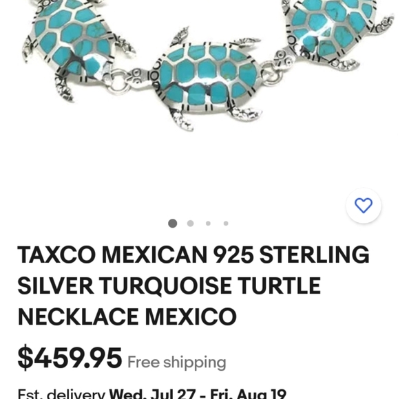 Taxco Sterling Silver Necklace - Picture 2 of 4